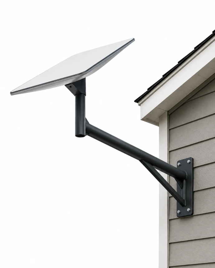 Depiction of an Extended Starlink Wall Mount